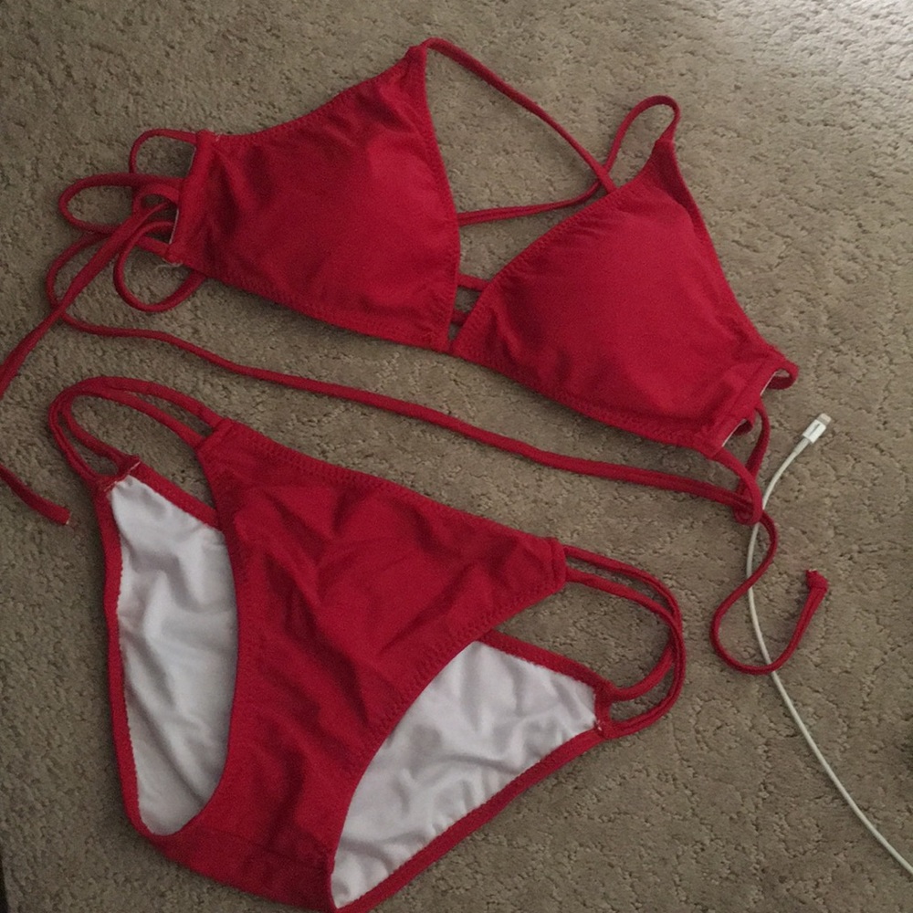 Red bikini